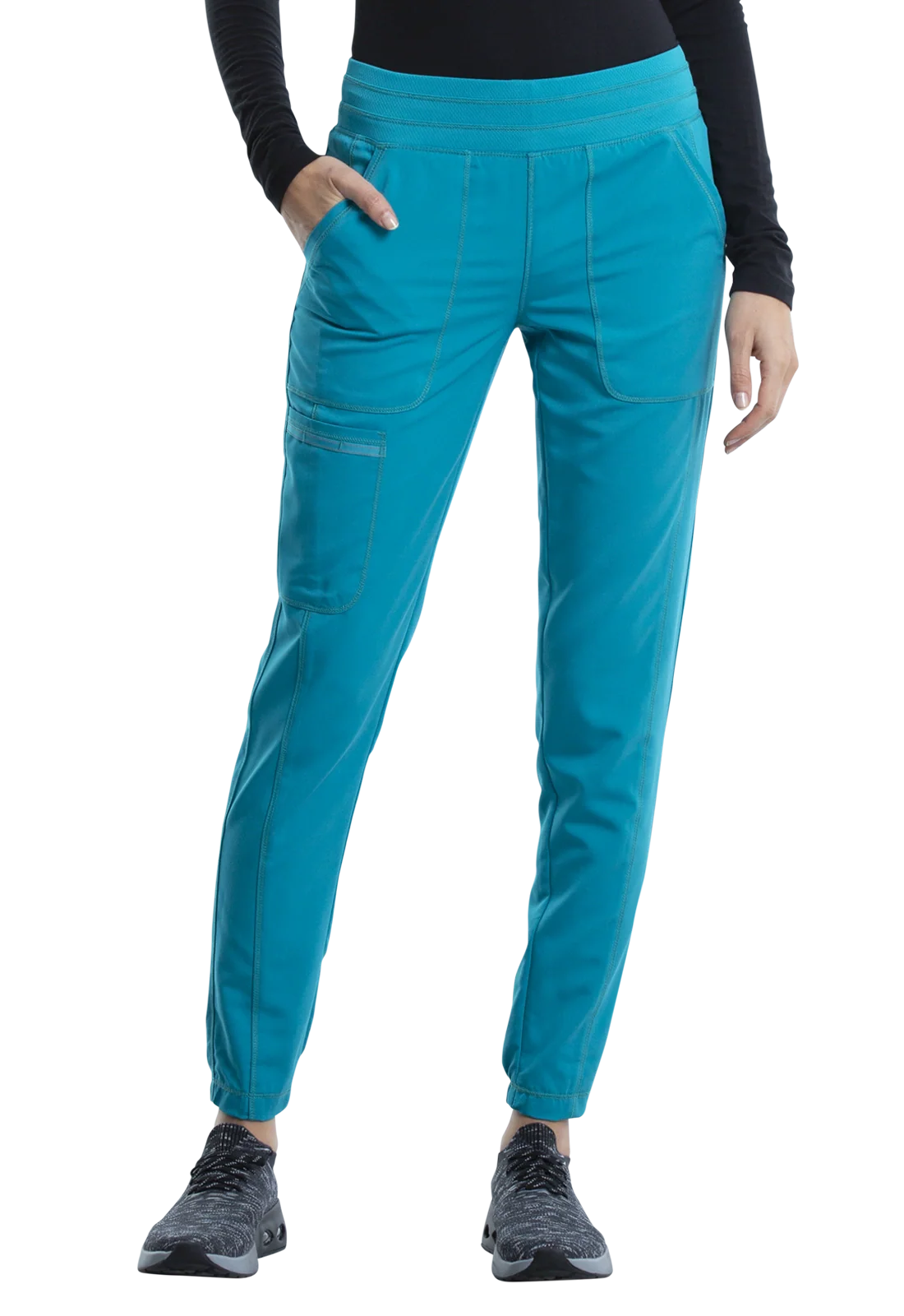 Pantalón sanitario mujer estilo jogger ultra suave | Cherokee Uniformes ...