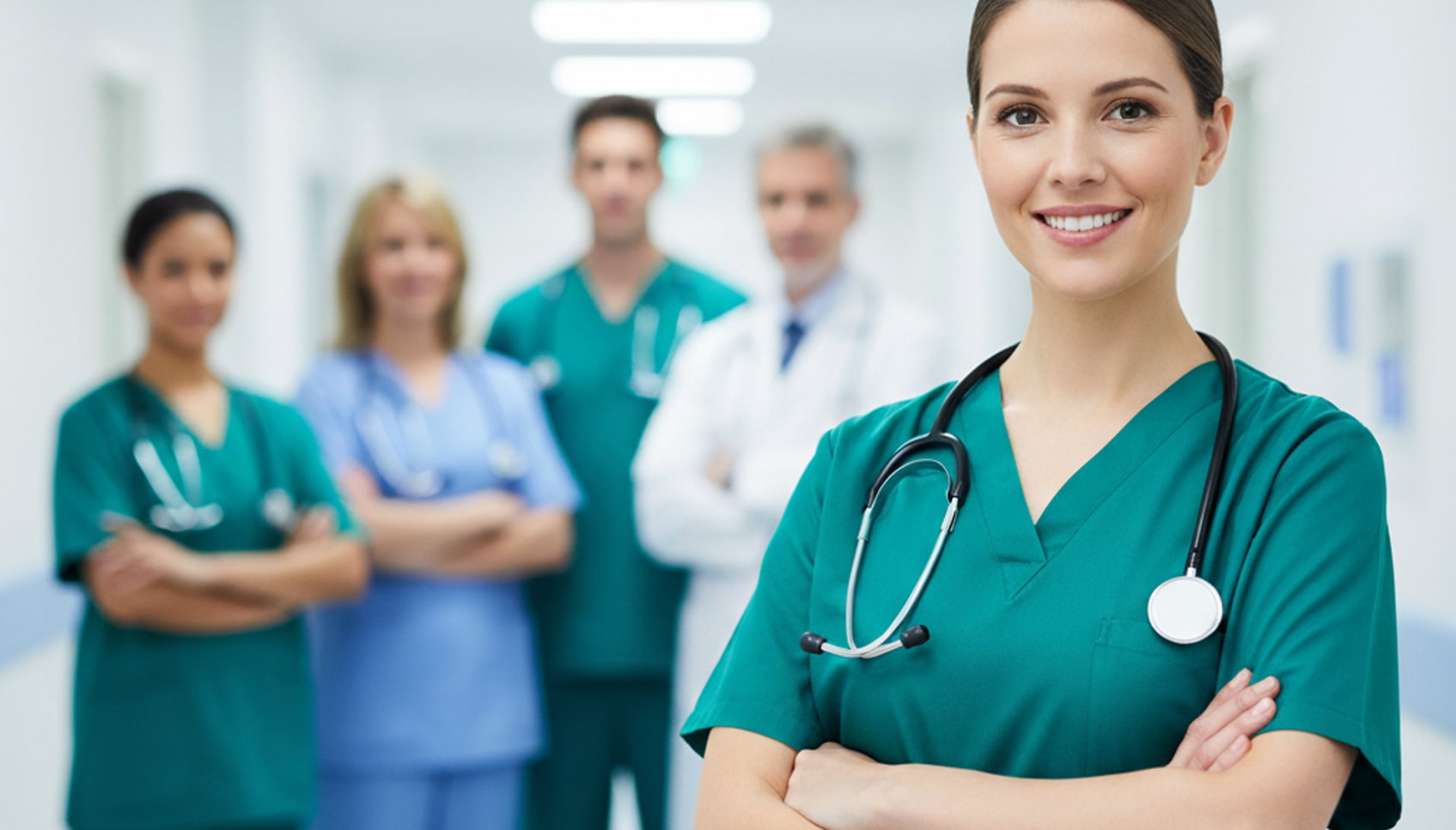 ¿Qué busca la profesional sanitaria en el uniforme?