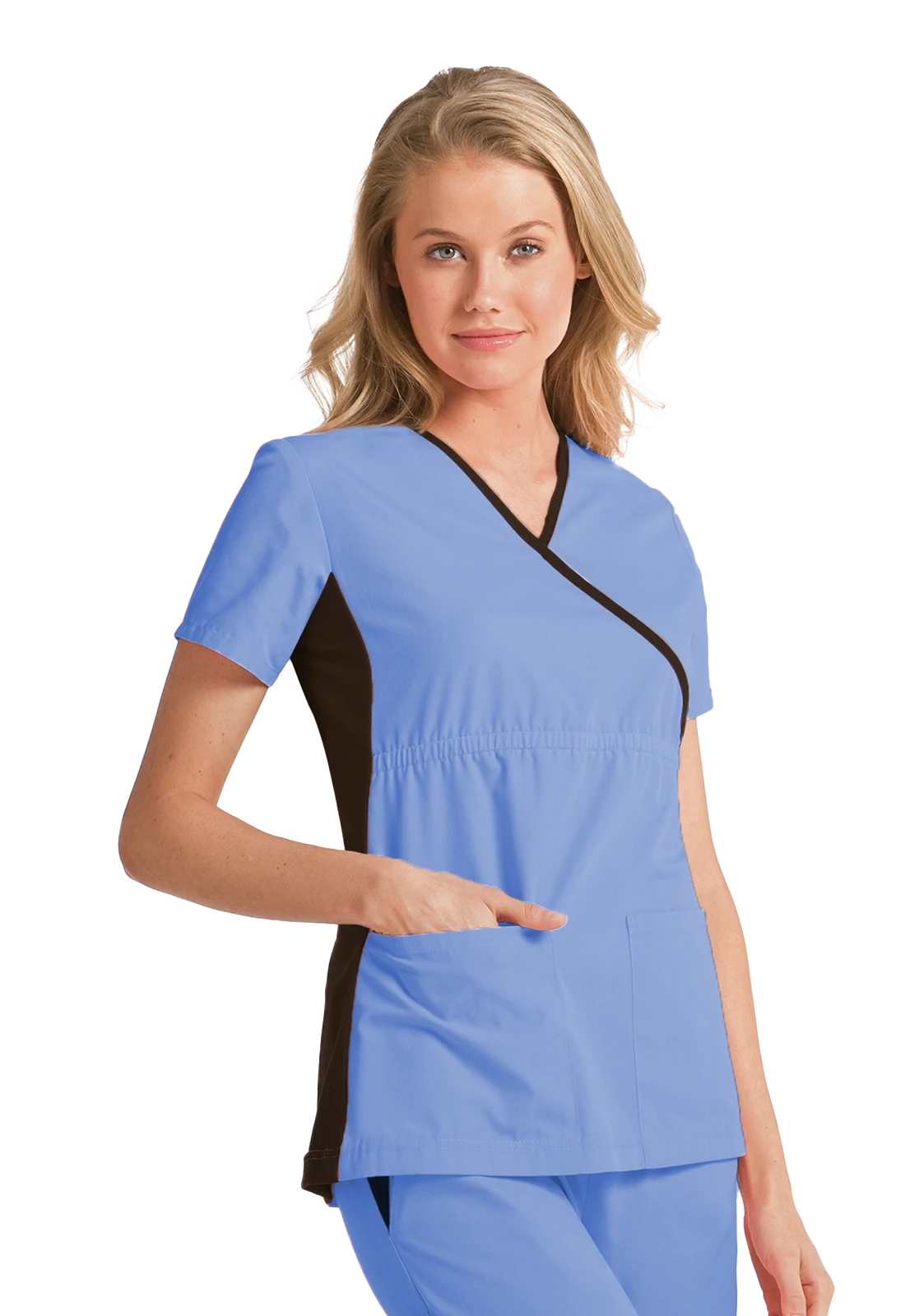 Casaca sanitaria mujer cruzado 2500