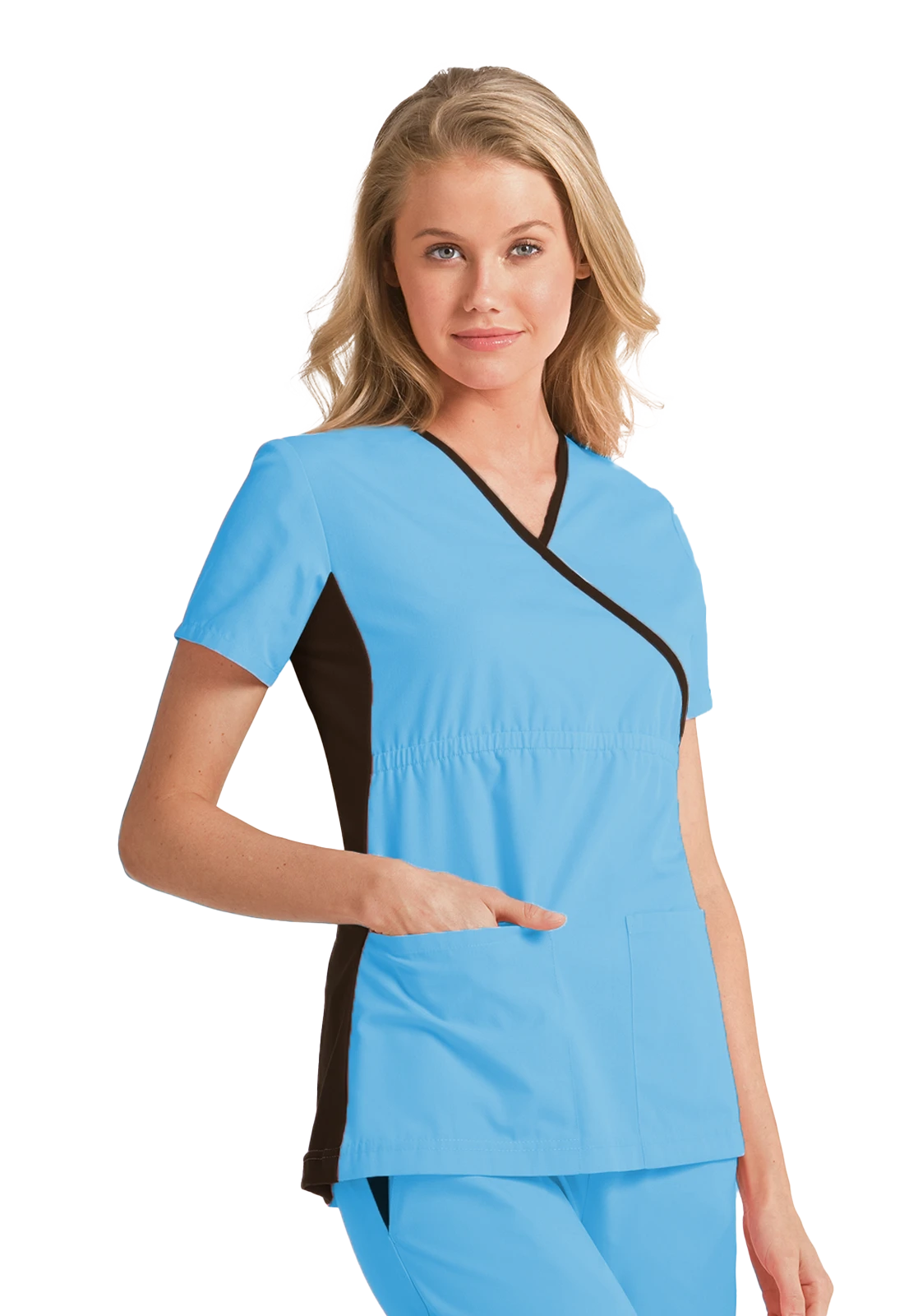 Casaca sanitaria mujer cruzado 2500