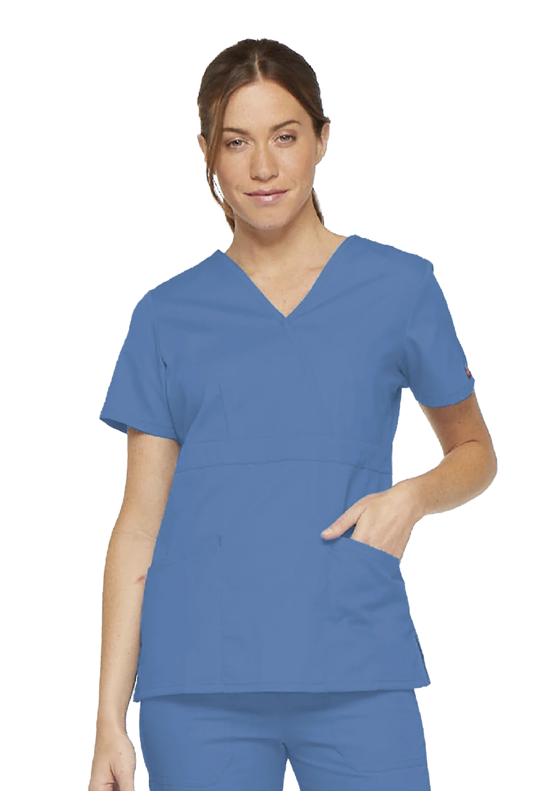 Top women's crossover scrub top - Eds Signature 86806 
