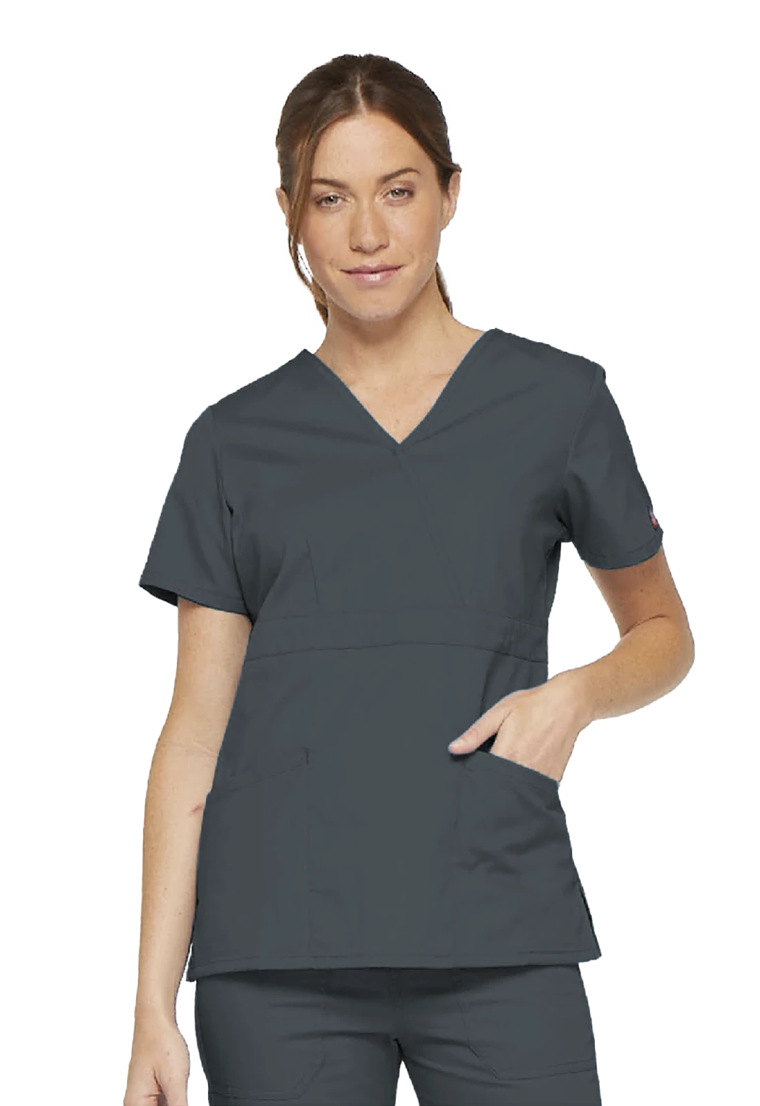 Top women's crossover scrub top - Eds Signature 86806 