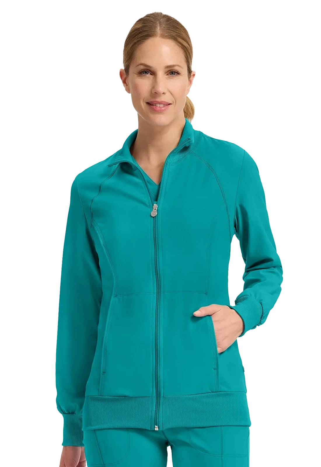 Chaqueta sanitaria mujer entallada antimicrobiana 2391A