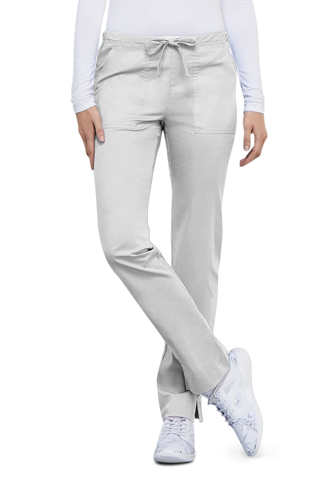 calça sanitária unissexo elástico de perna estreita 4203 