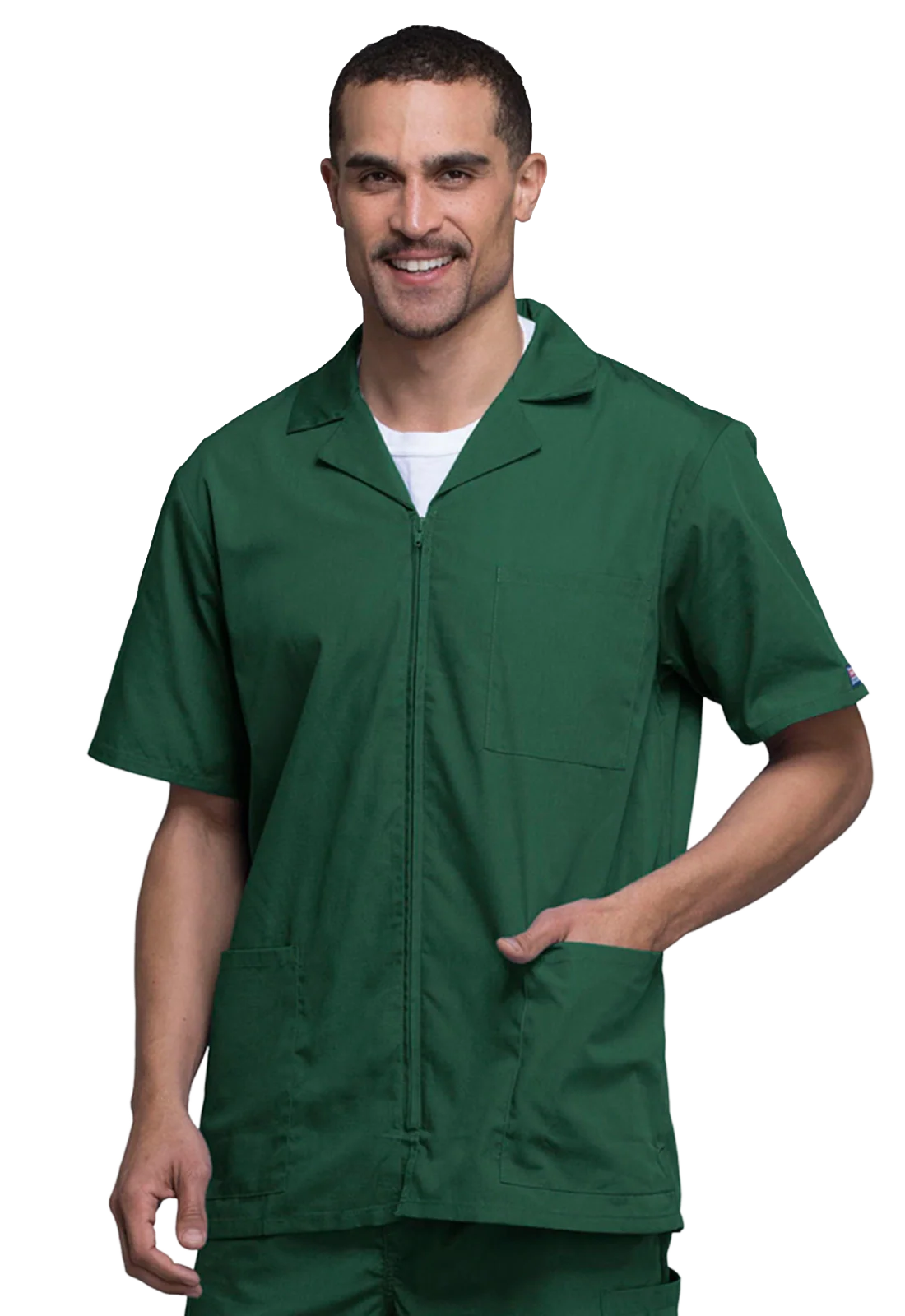 Chaqueta sanitaria hombre Cherokee Originals cremallera 4300