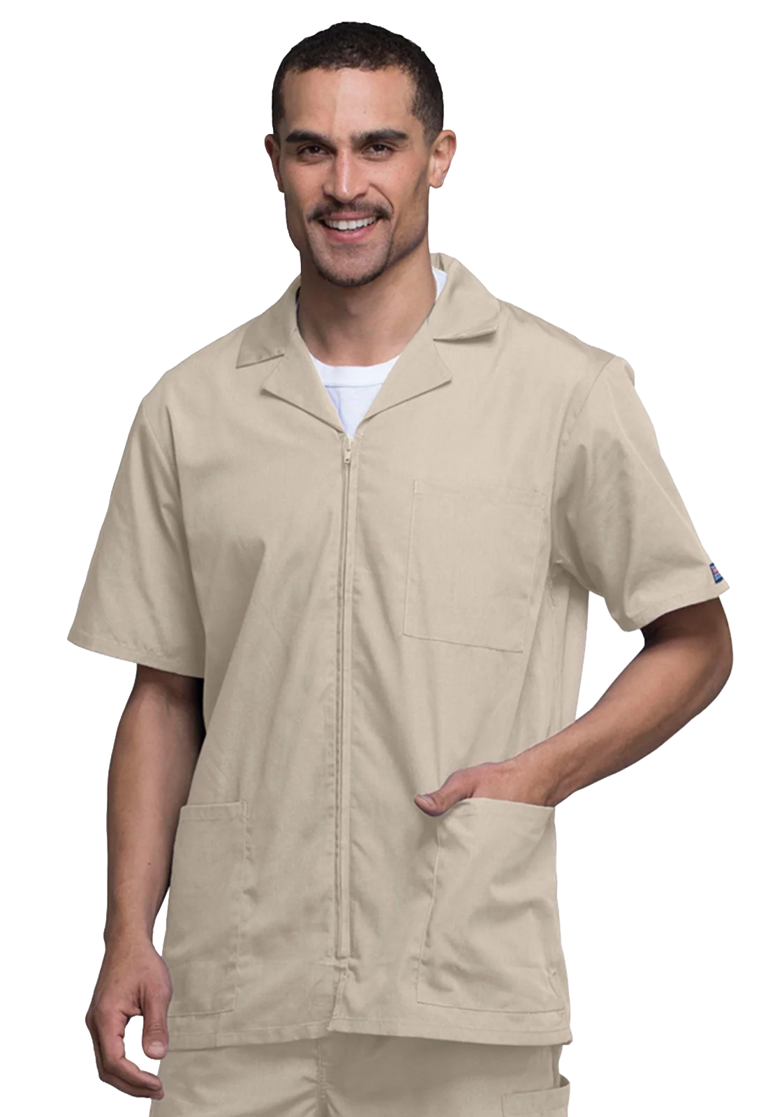 Chaqueta sanitaria hombre Cherokee Originals cremallera 4300