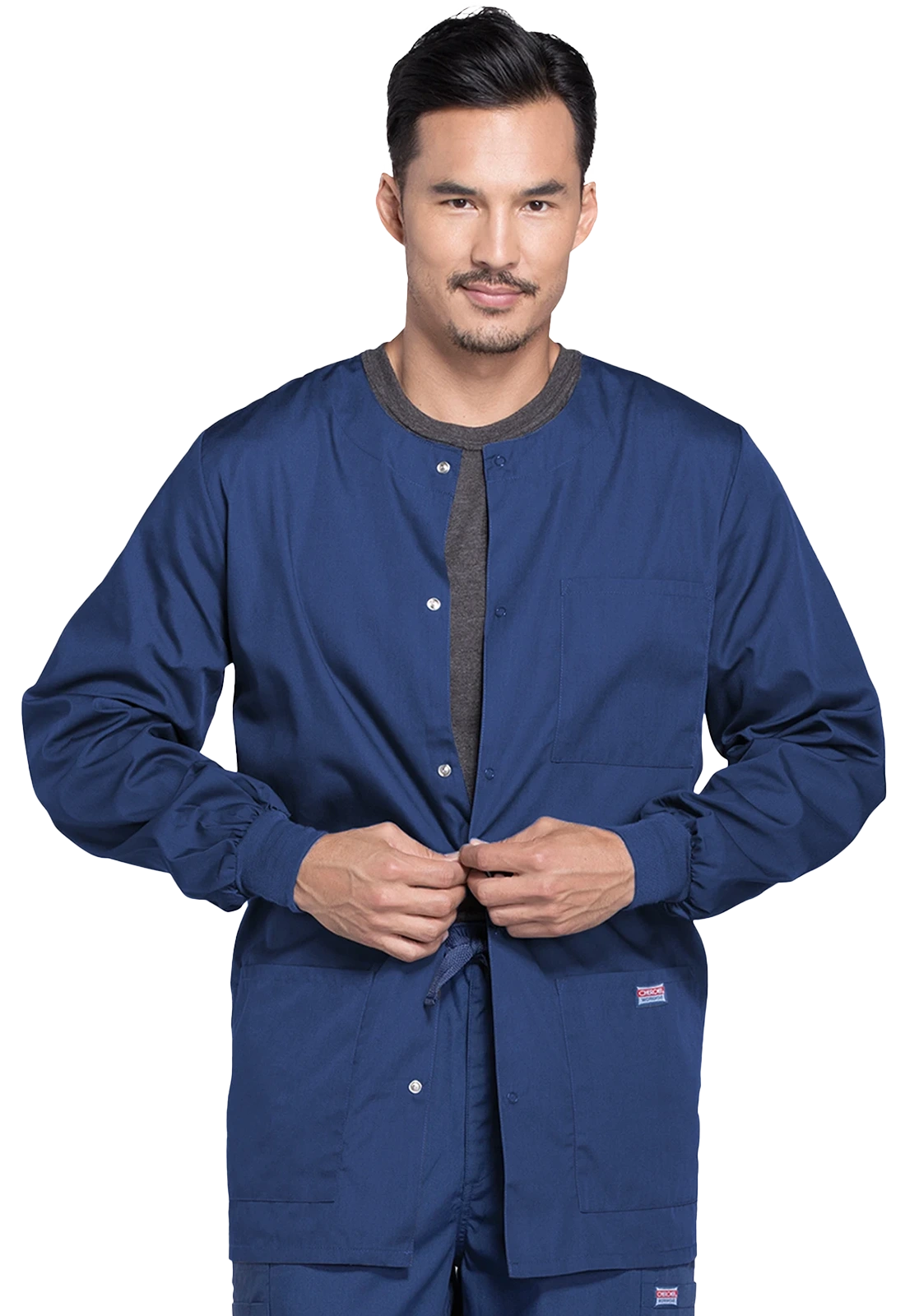 Men's scrub jacket Cherokee Originals snap buttons 4450 