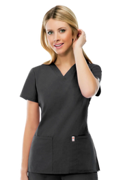 Casaca sanitaria mujer antifluido y antimicrobiano 46607AB