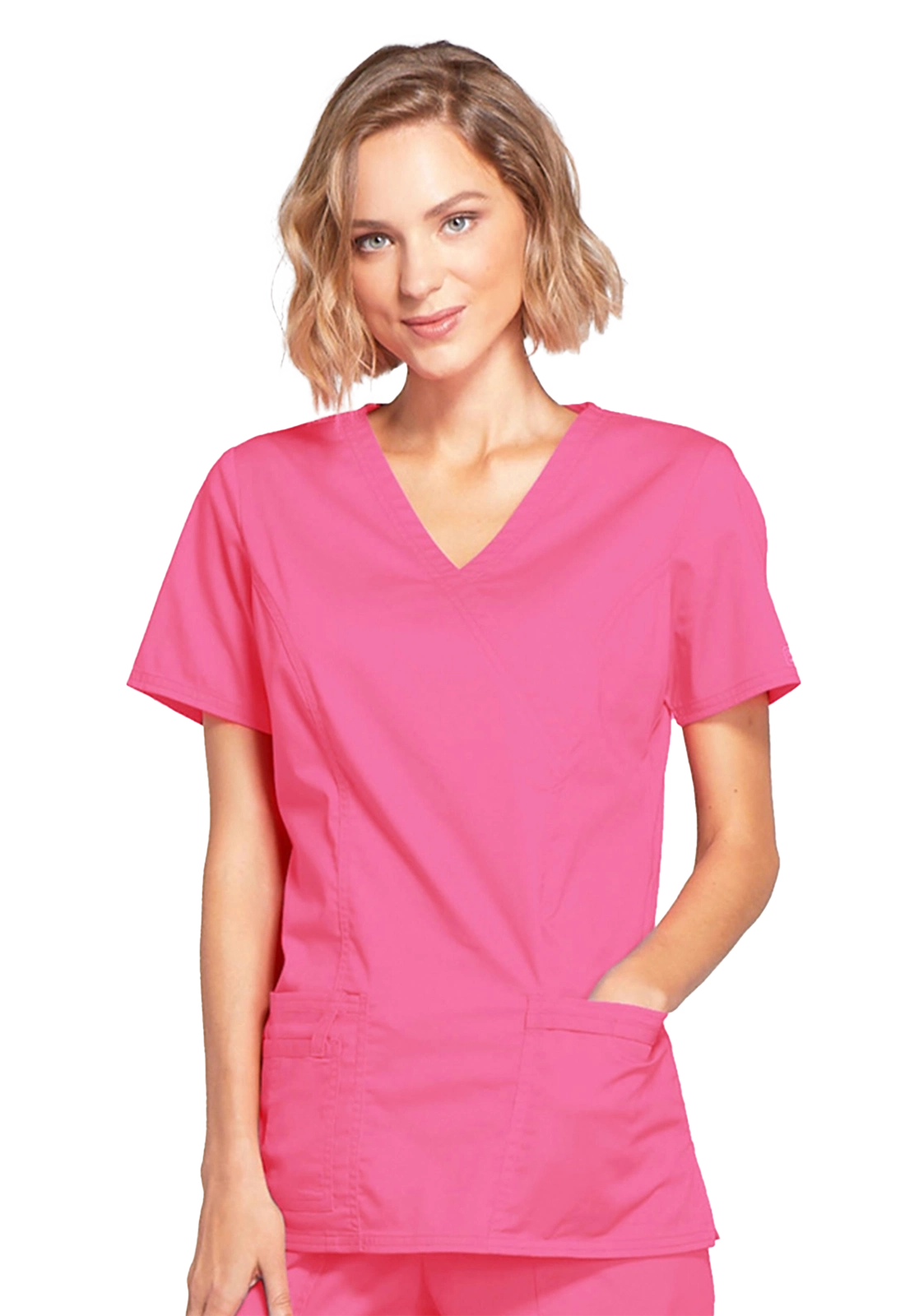 Casaca sanitaria mujer cruzada y entallada 4728