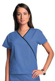 Túnica médica de senhora Cherokee Originals com debrum de contraste 4800