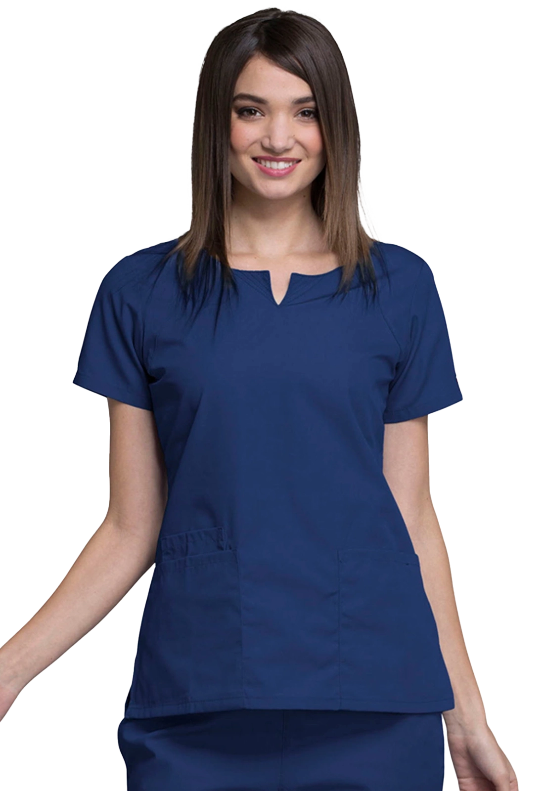 Top women's scrub top Cherokee Originals round neck 4824 