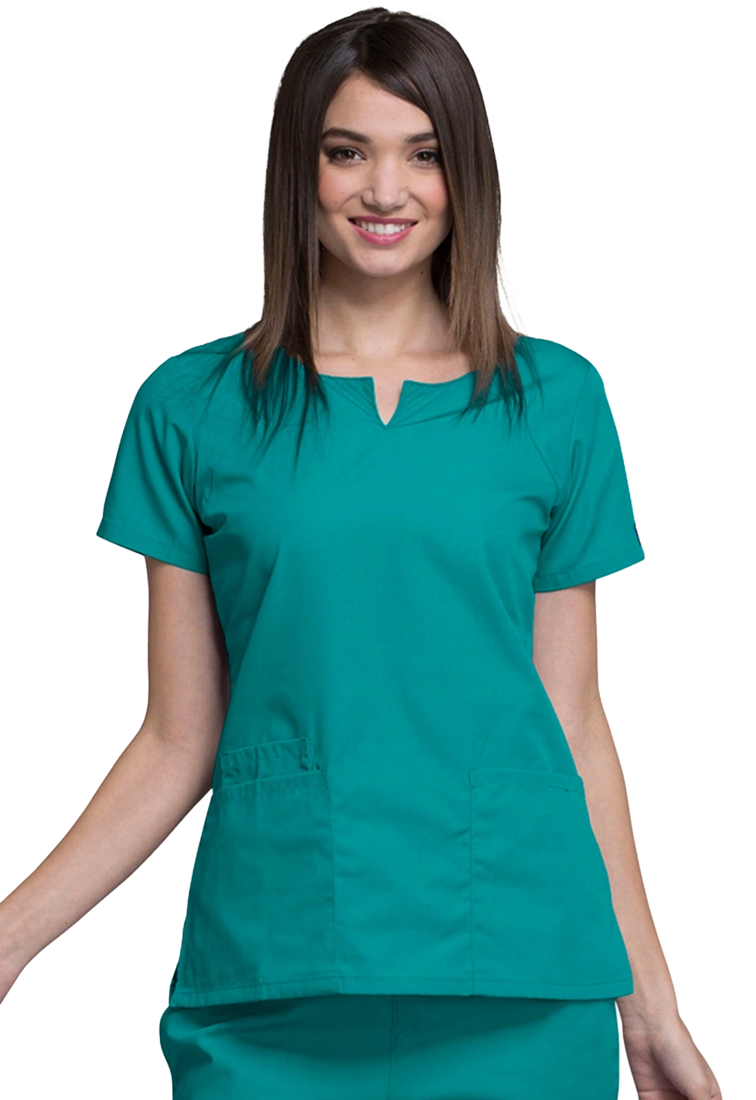 Top women's scrub top Cherokee Originals round neck 4824 