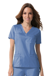 Túnica médica de senhora com decote em V - Gen Flex 817455