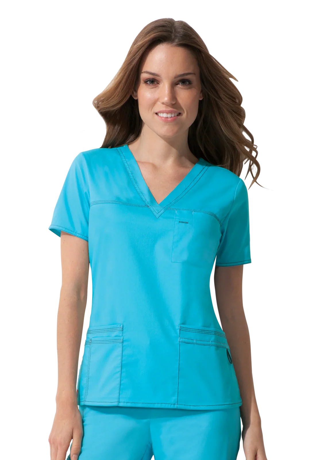 Top women's V-neck scrub top - Gen Flex 817455 