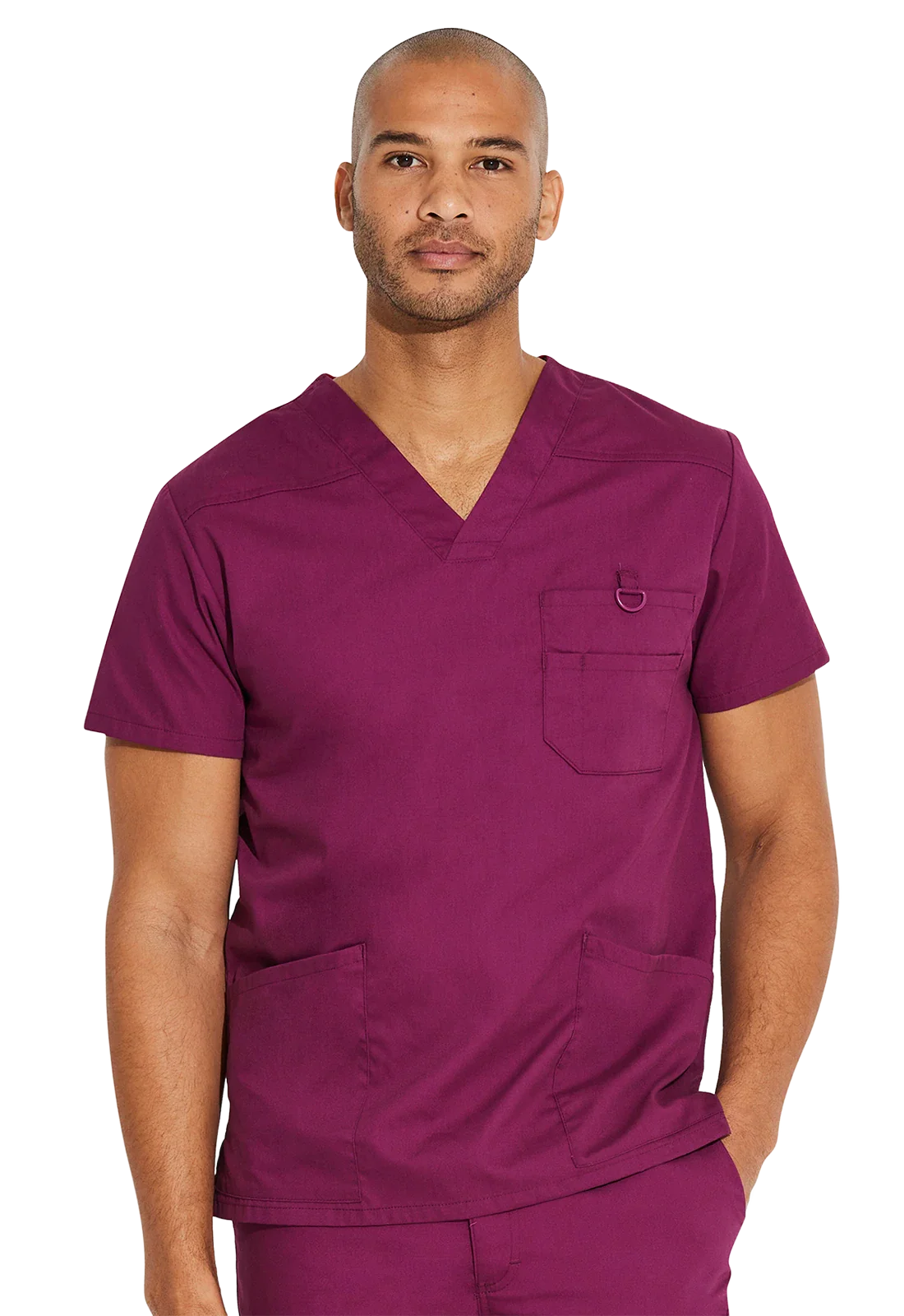 Top men's V-neck scrub top - Eds Signature 81906 