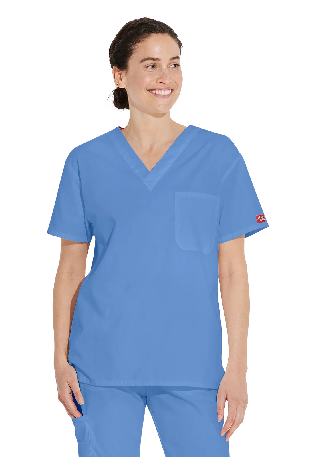 Top men's V-neck scrub top - Eds Signature 83706 