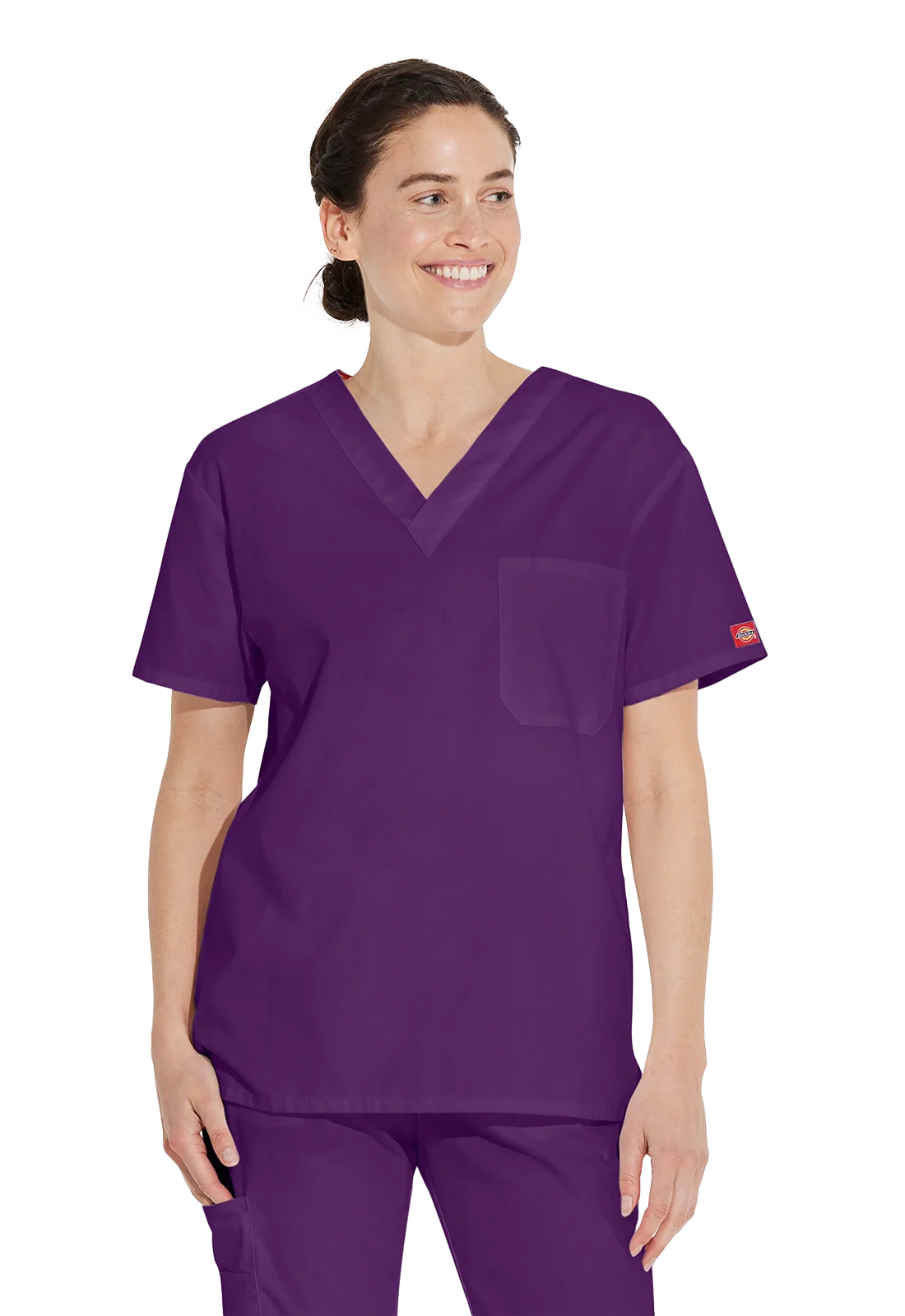 Top men's V-neck scrub top - Eds Signature 83706 