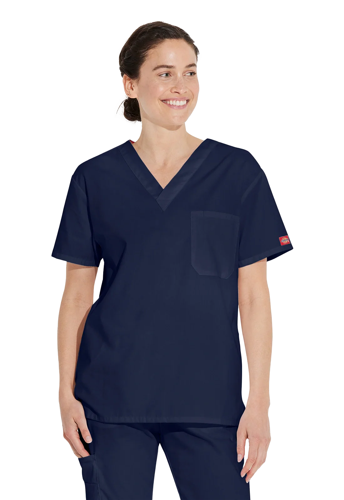 Top men's V-neck scrub top - Eds Signature 83706 