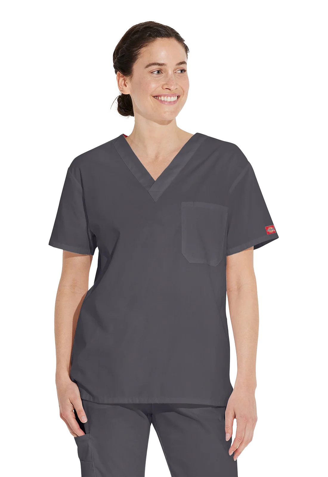 Top men's V-neck scrub top - Eds Signature 83706 