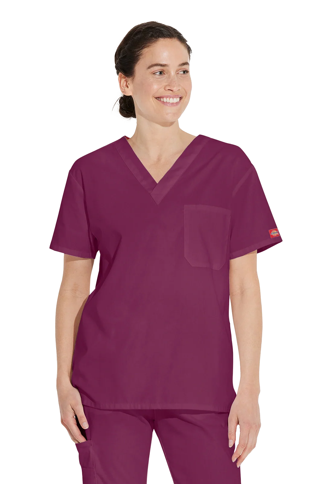 Top men's V-neck scrub top - Eds Signature 83706 