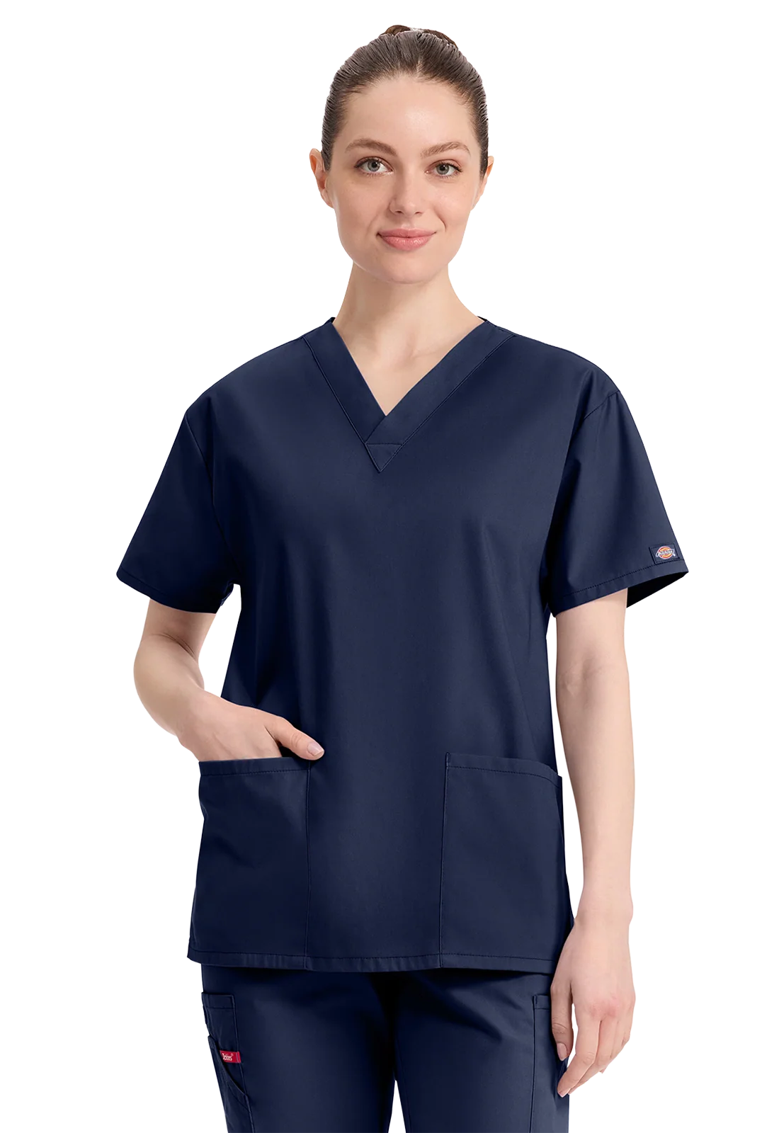 Top women's V-neck scrub top - Eds Signature 86706 