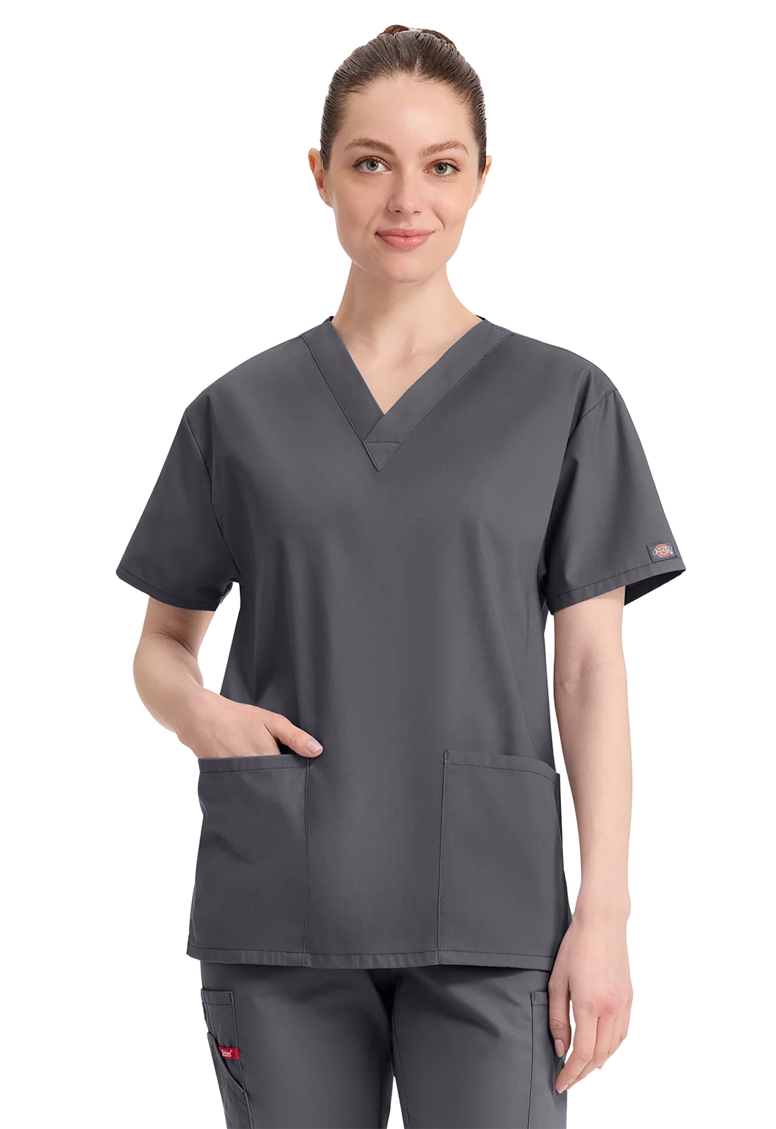 Top women's V-neck scrub top - Eds Signature 86706 