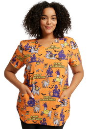 Casaca estampada mujer entallado Halloween CK637