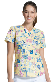 Casaca estampada mujer entallado Baby CK652