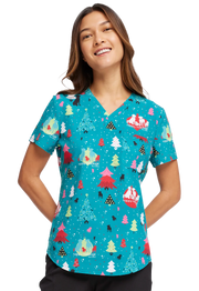 Blusa estampada mulher Natal Happy Dog CK664 