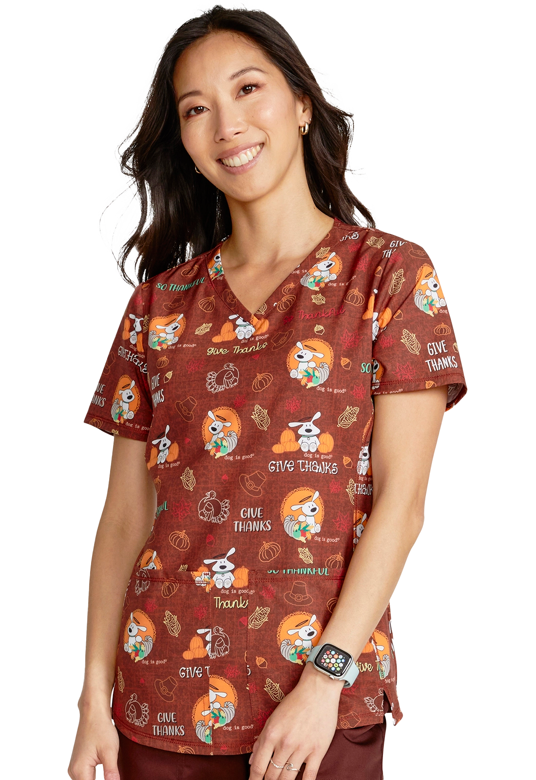 Casaca estampada mujer entallada thanksgiving CK703