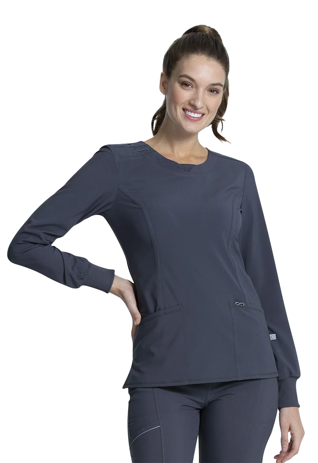 Casaca sanitaria mujer Infinity tejido antimicrobiano CK781A