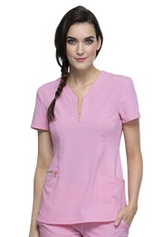 Túnica médica de senhora cintada com fecho CK876