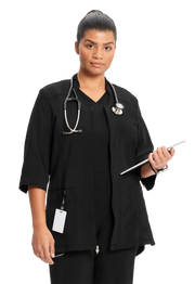 Bata sanitaria mujer Infinity cuello mao CK952A