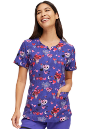 Casaca estampada mujer entallado Halloween HS821