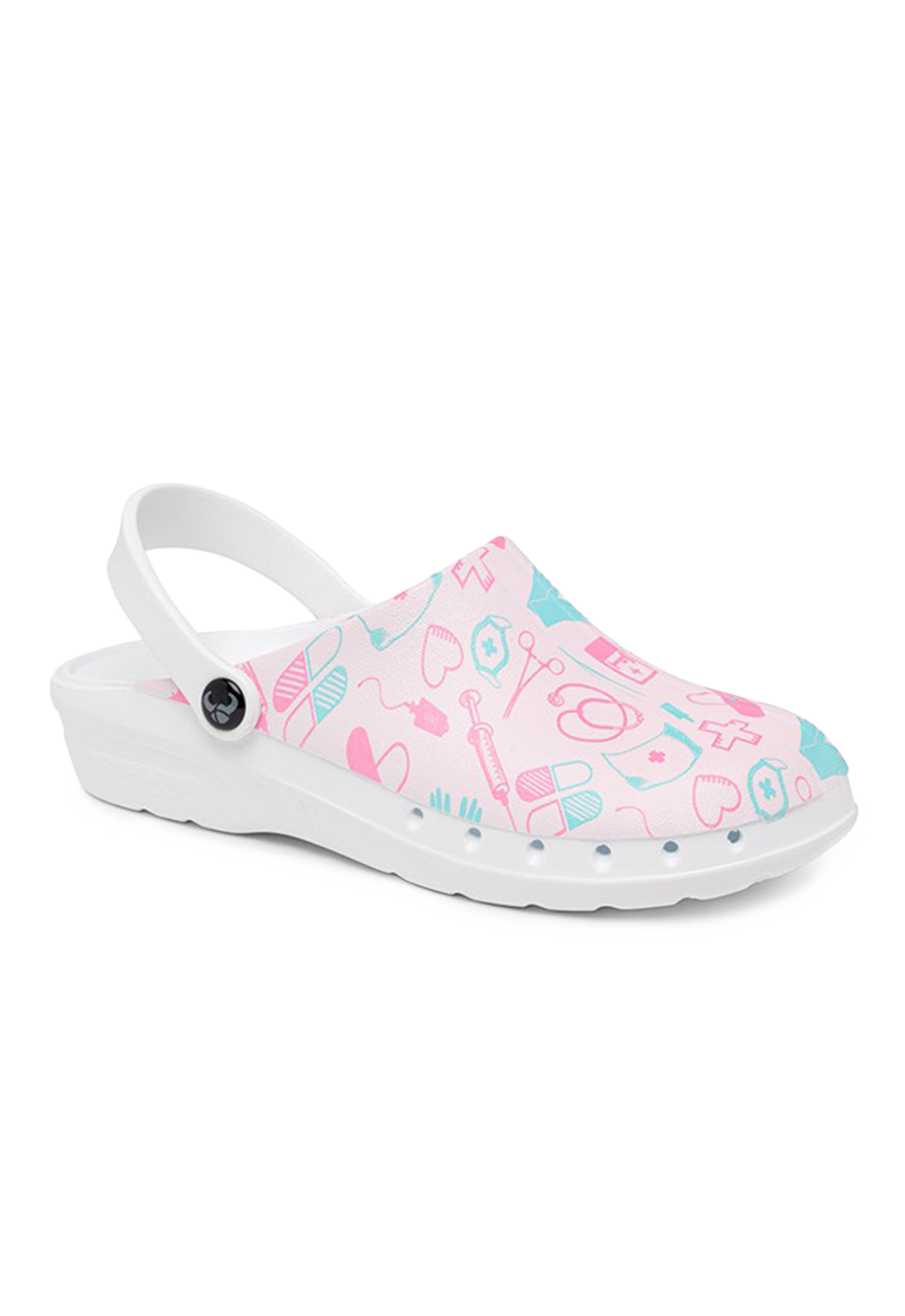 Calzado sanitario Oden Fusion estampado ultra liviano, cómodo, seguro y resistente