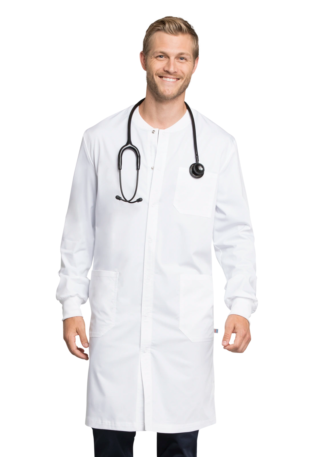 Bata sanitaria unisex antifluido y antimicroniano WW350AB