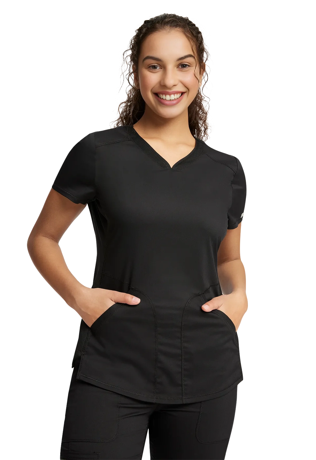 Casaca sanitaria Cherokee Revolution entallada ultra suave WW601