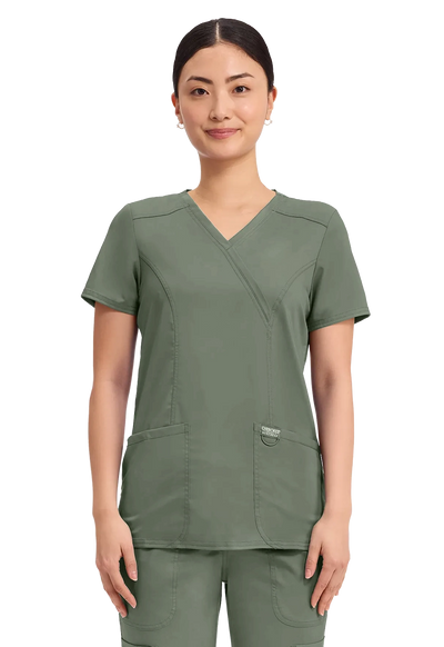 Casaca sanitaria Cherokee Revolution cruzada ultra suave WW610