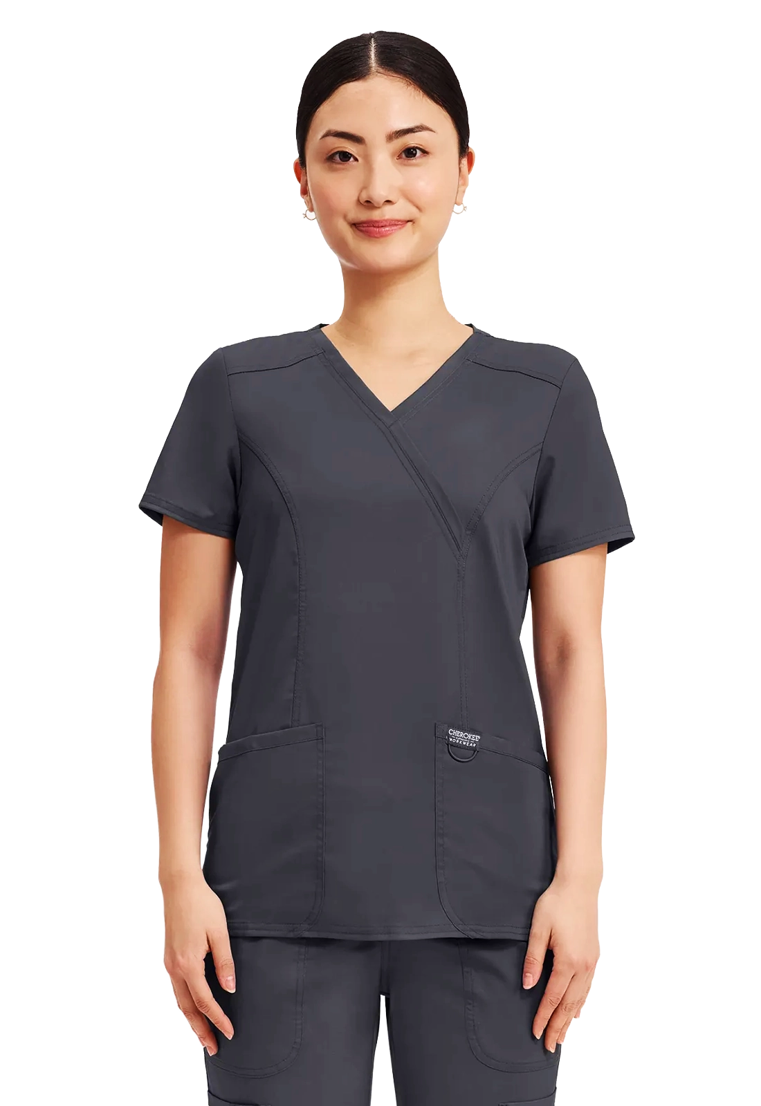 Casaca sanitaria Cherokee Revolution cruzada ultra suave WW610