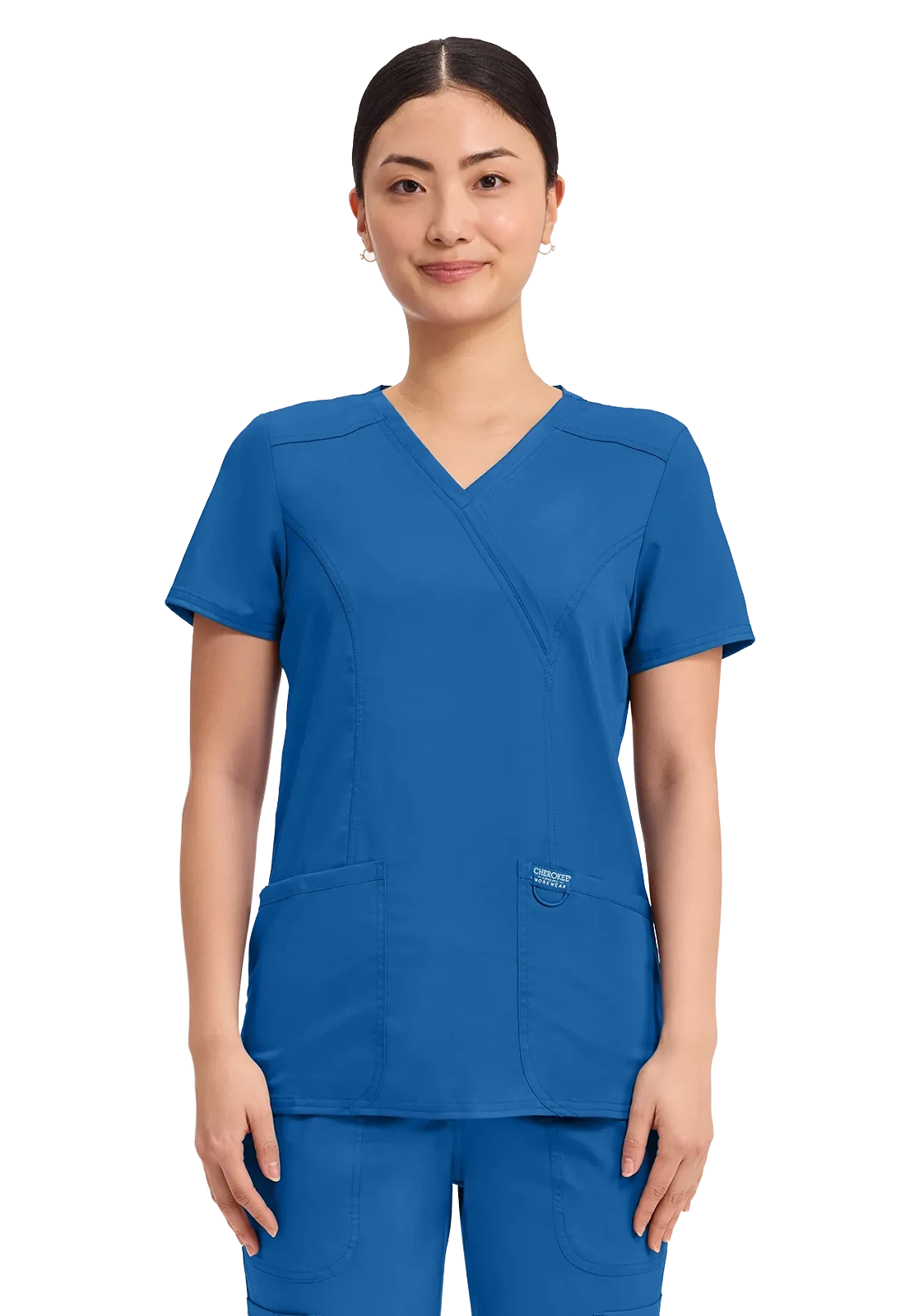 Casaca sanitaria Cherokee Revolution cruzada ultra suave WW610