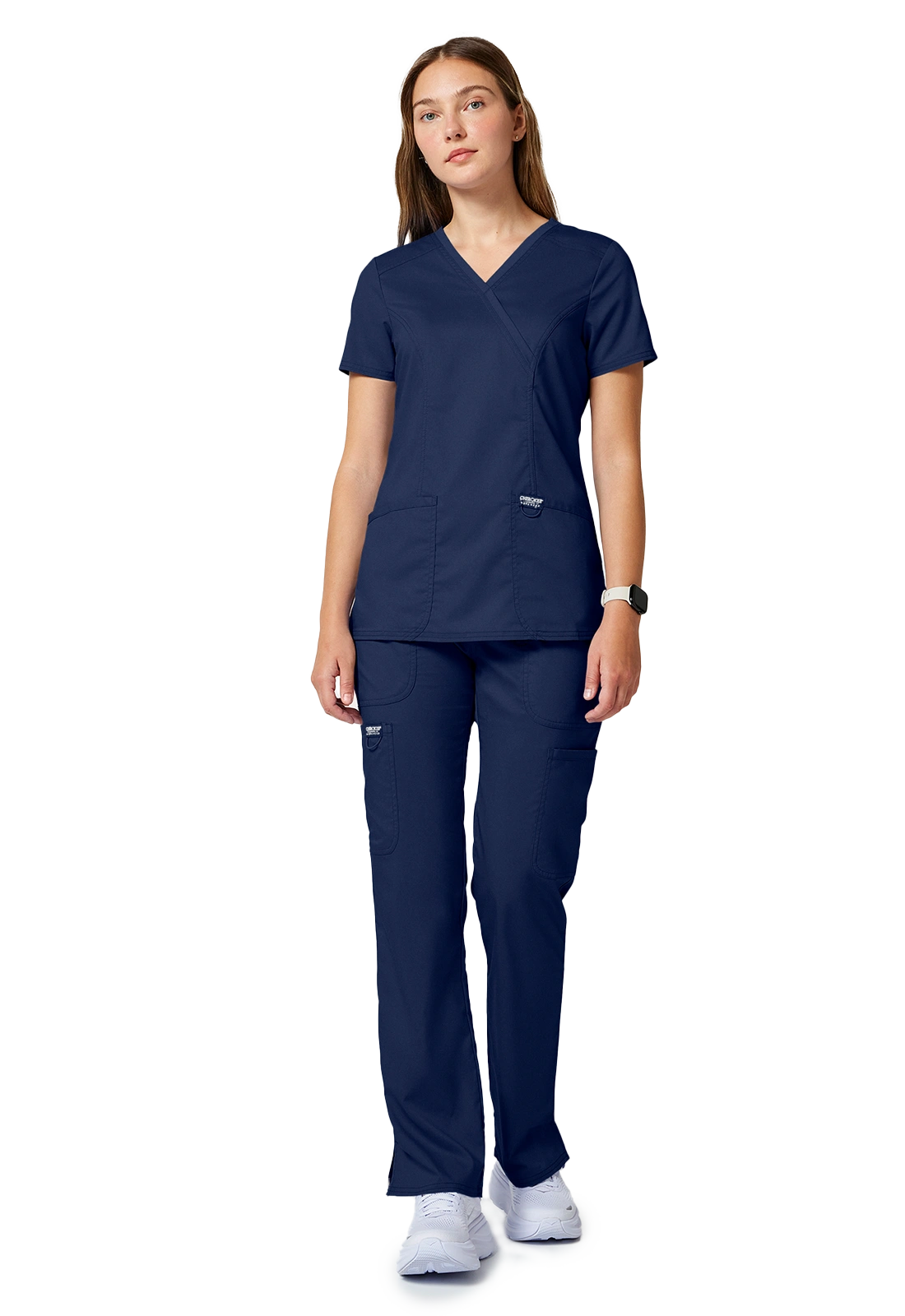 Casaca sanitaria mujer Cherokee Revolution cruzada ultra suave WW610