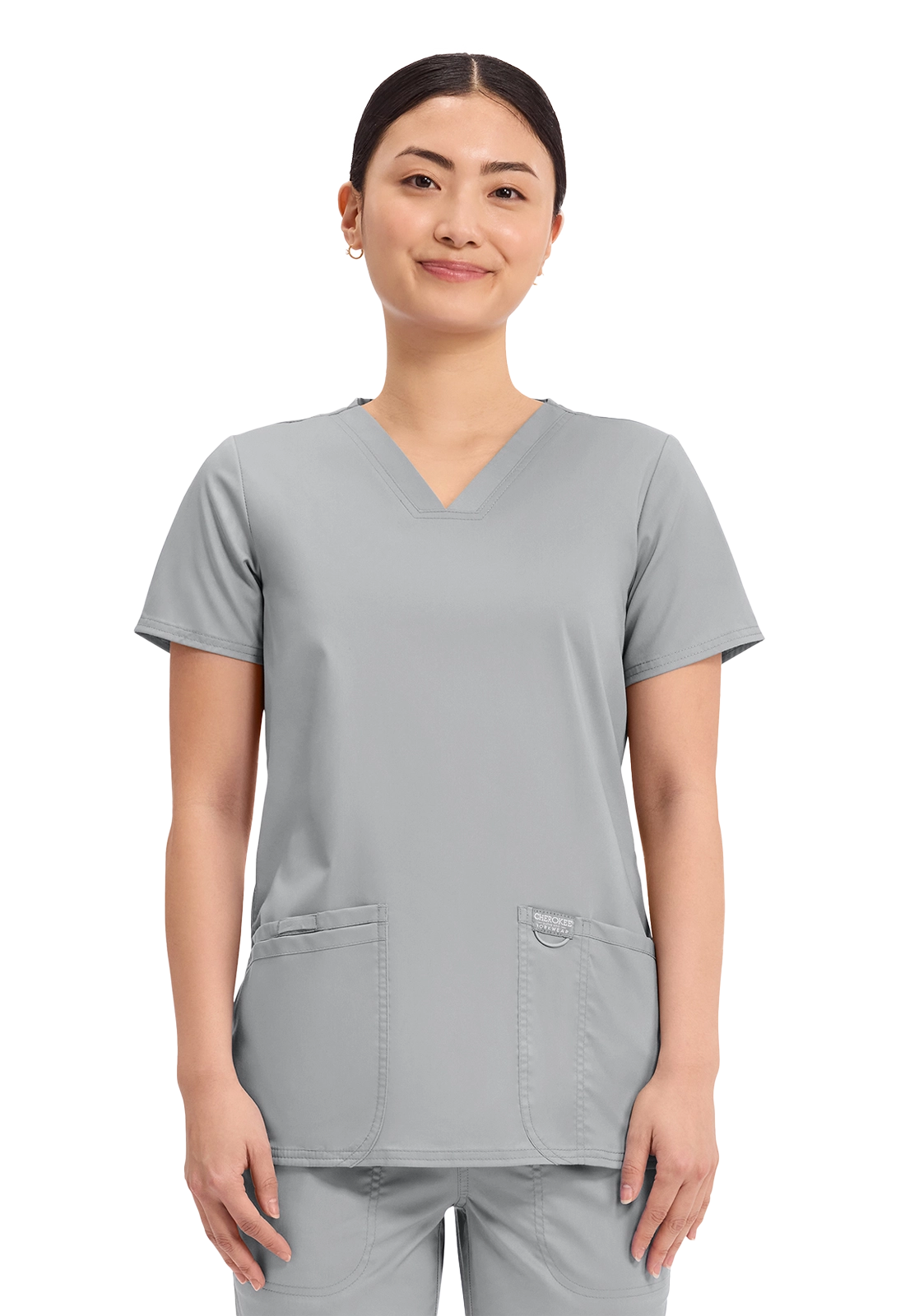 Top ultra-soft fitted scrub top Cherokee Revolution WW620 