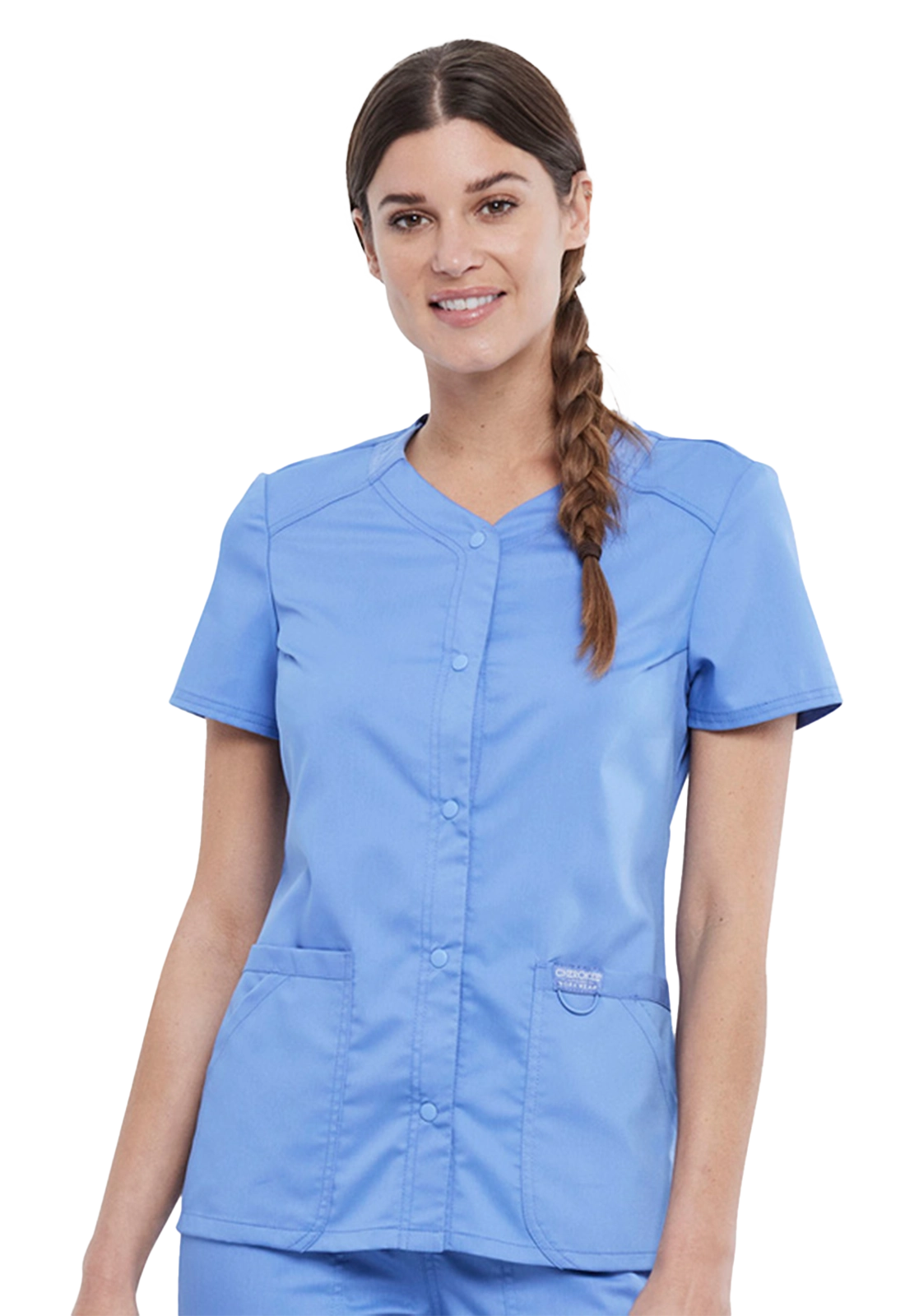 Casaca sanitaria Cherokee Revolution con broches ultra suave WW622