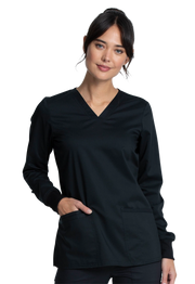 Túnica médica de senhora Cherokee Revolution Tech repelente de fluidos WW855AB