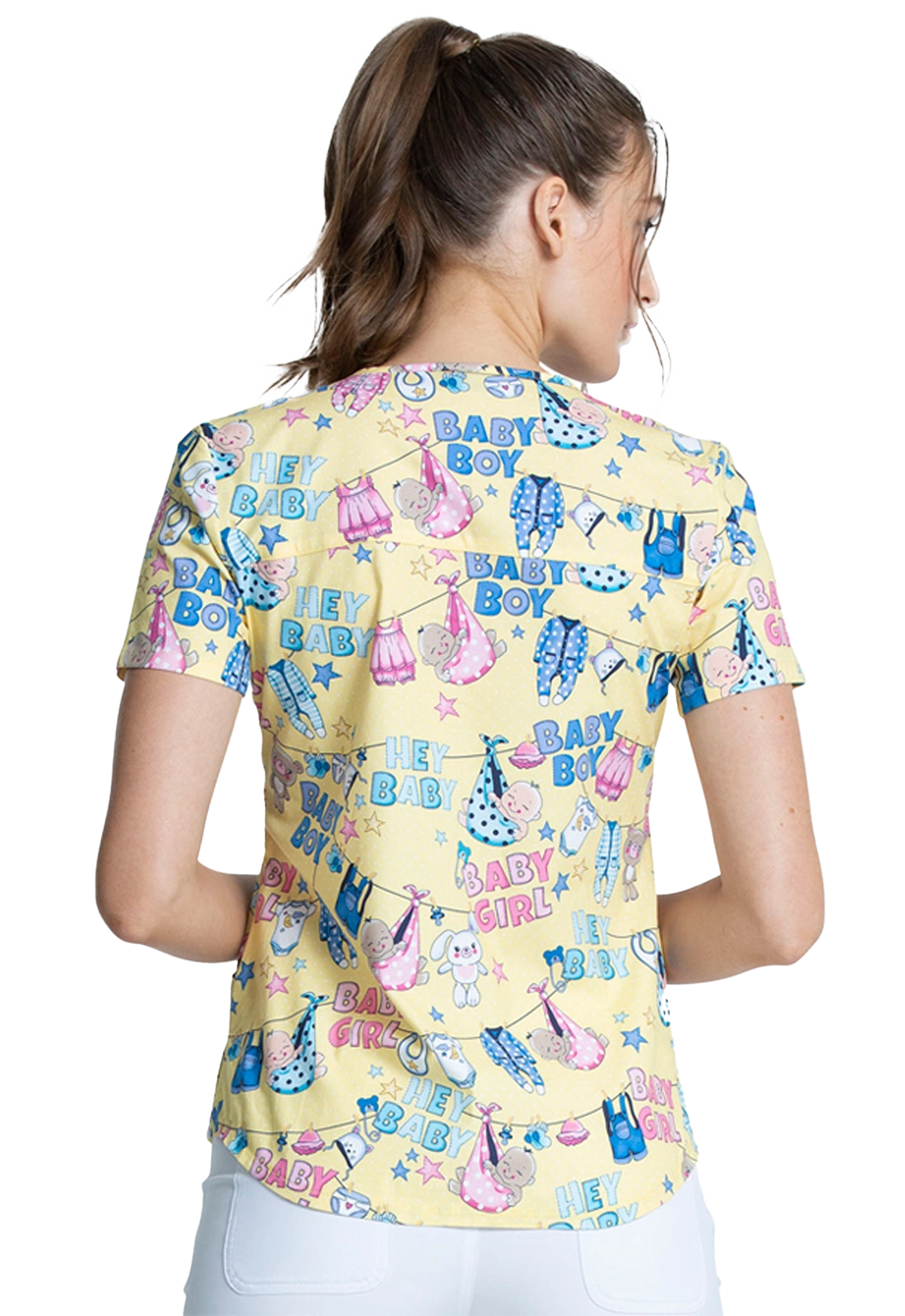 Casaco estampado mulher cintado Baby CK652 