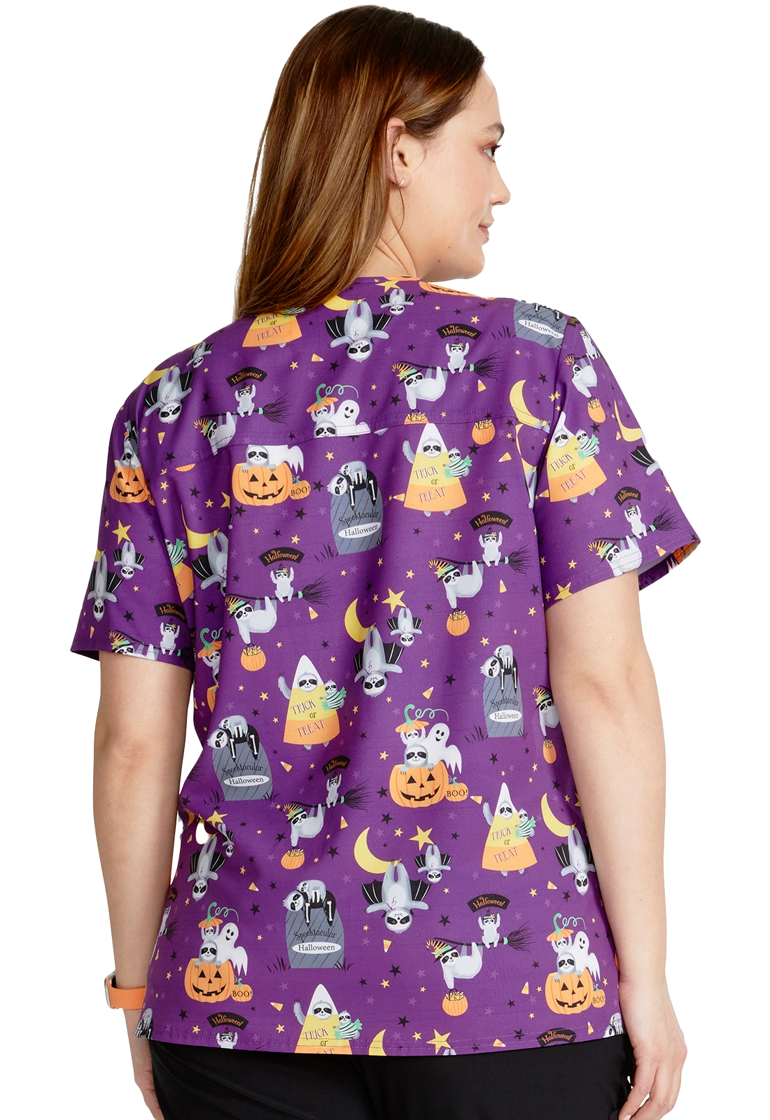 Casaca estampada mujer entallada Halloween CK671