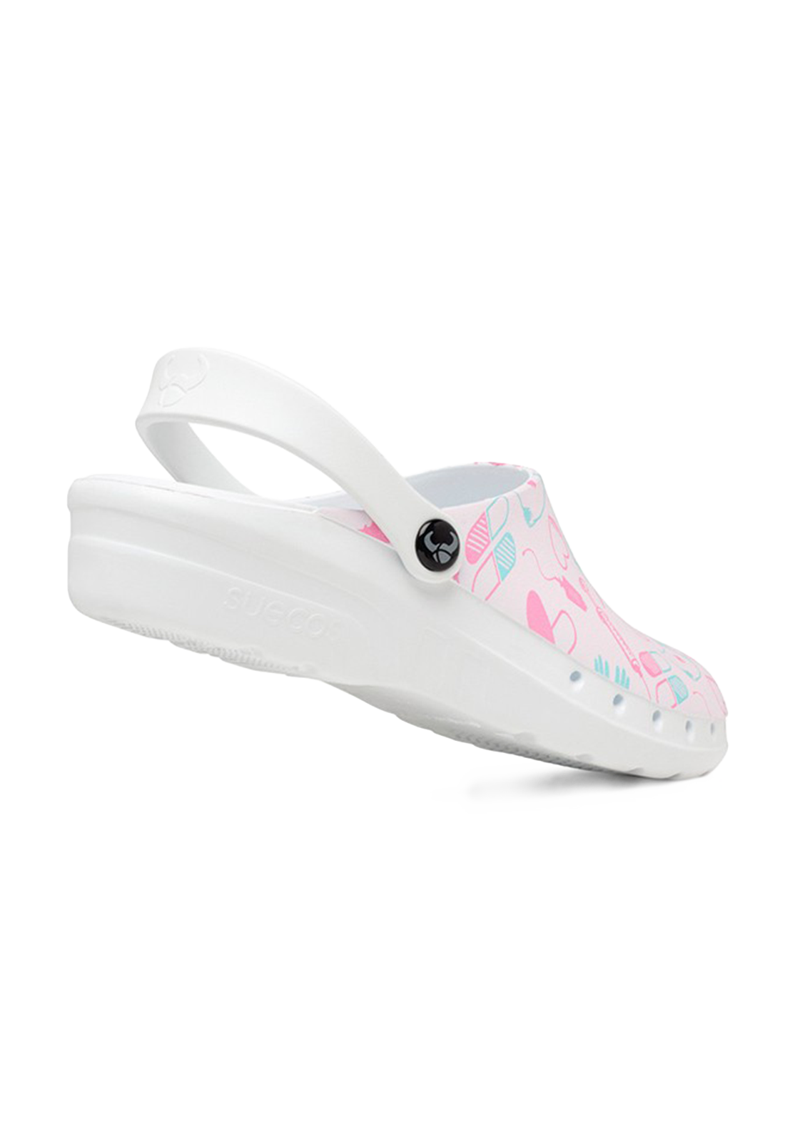 Calzado sanitario Oden Fusion estampado ultra liviano, cómodo, seguro y resistente