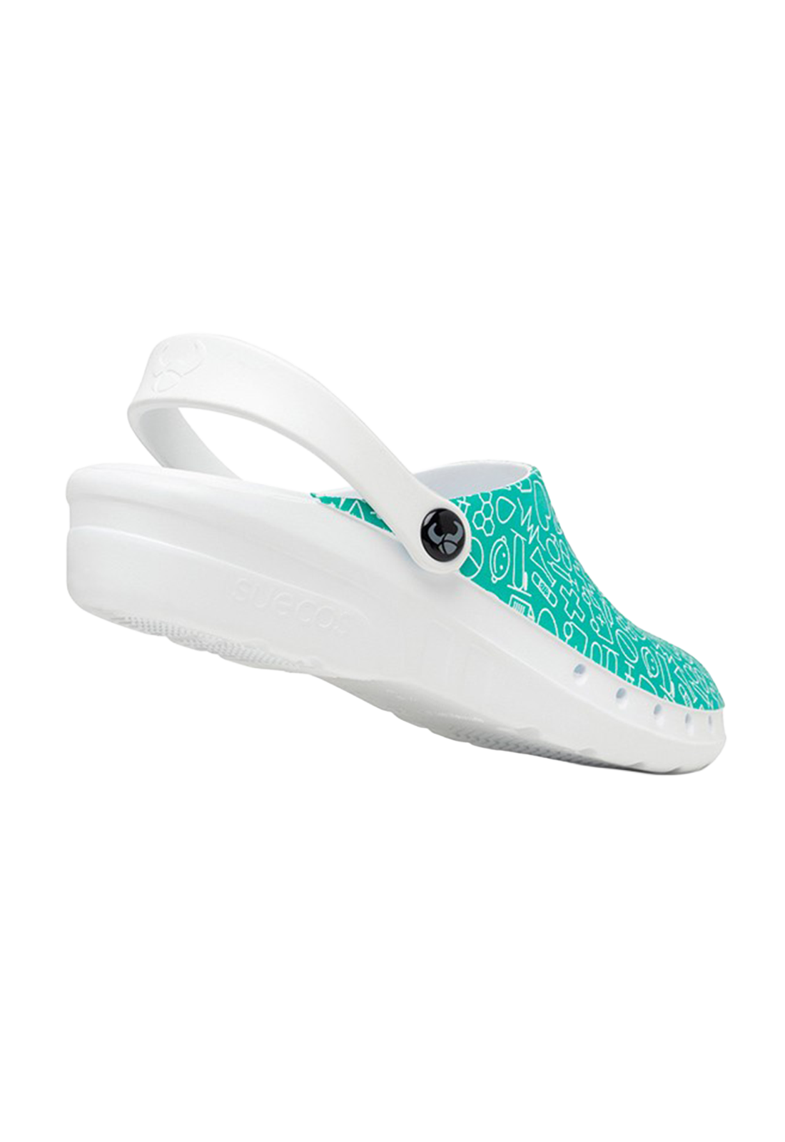 Calzado sanitario Oden Fusion estampado ultra liviano, cómodo, seguro y resistente