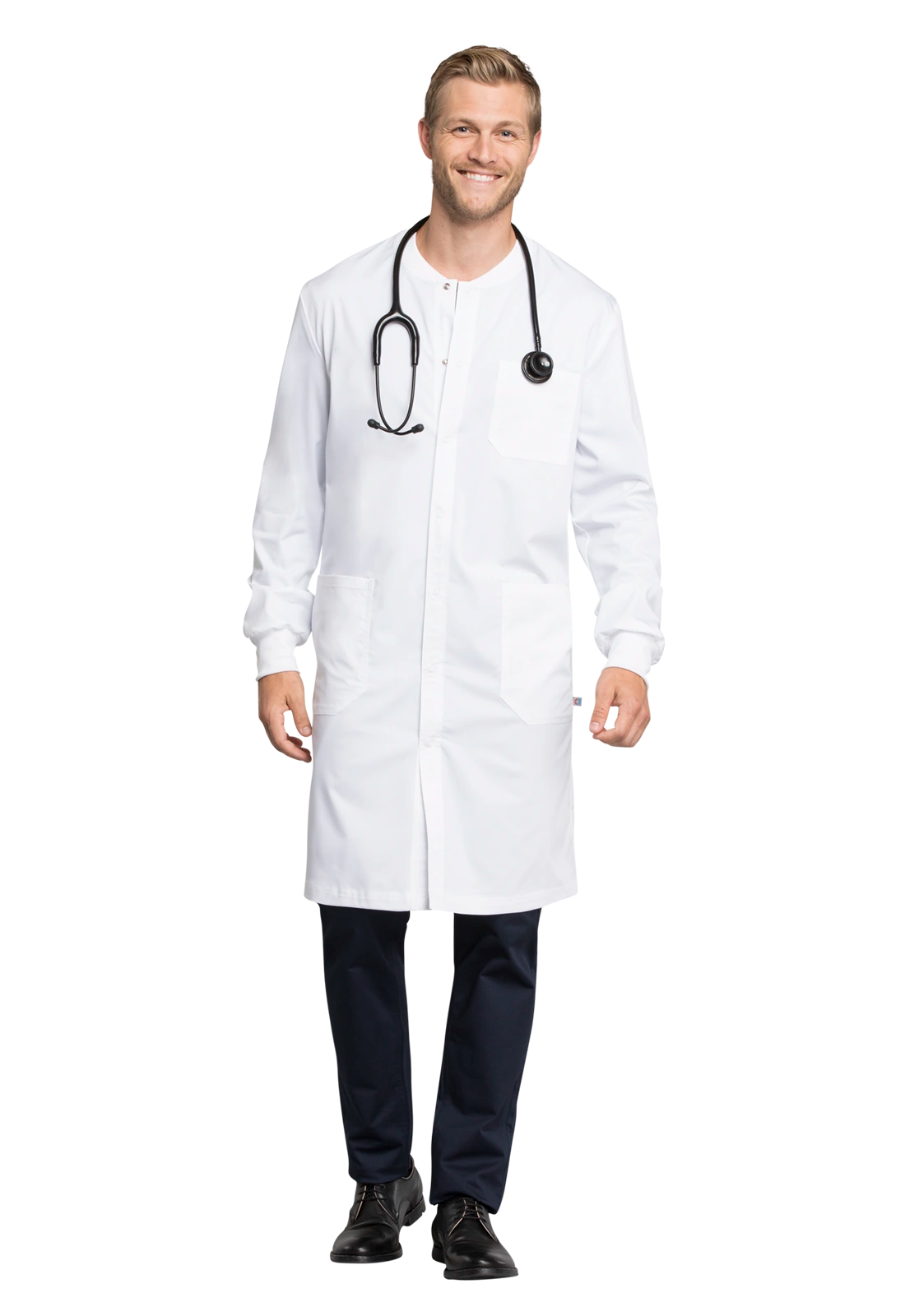 Bata sanitaria unisex antifluido y antimicroniano WW350AB