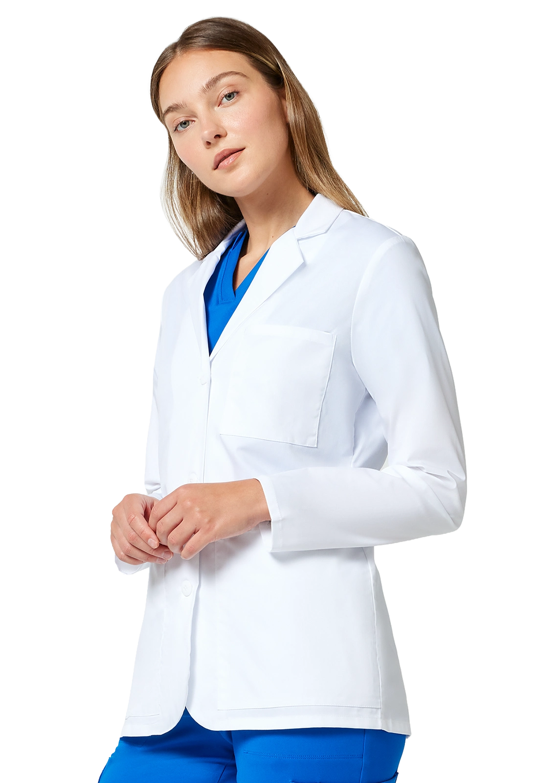Bata sanitária feminina estilo blazer CK451 